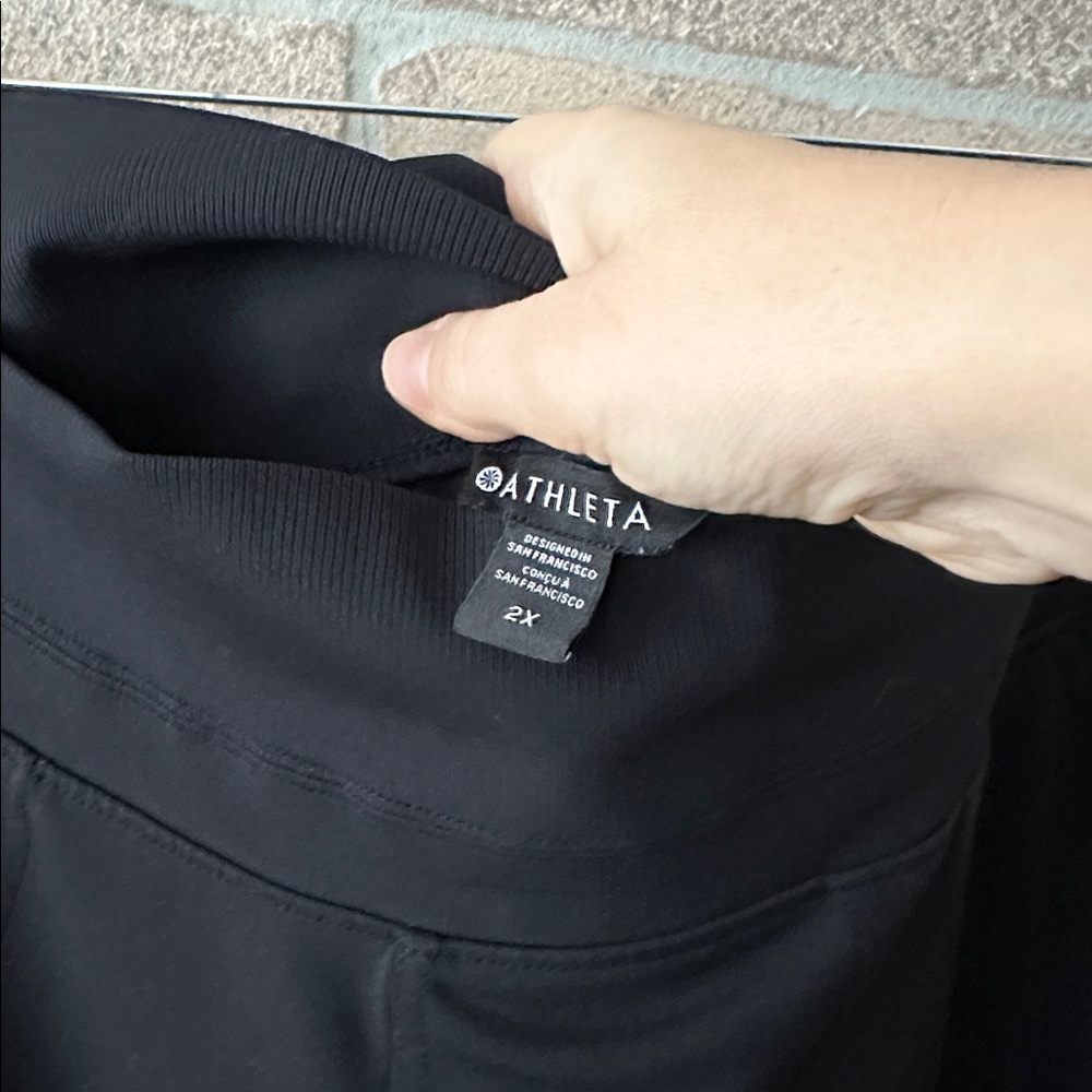 Athleta Venice Wide Leg Black Pant size 2X Casual Office - Picture 8 of 11